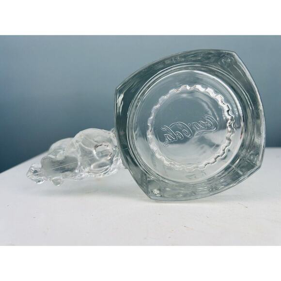 Vintage Coca Cola Christmas Santa Leaning On Vending Heavy Clear Glass Mug 1997 - Picture 10 of 13